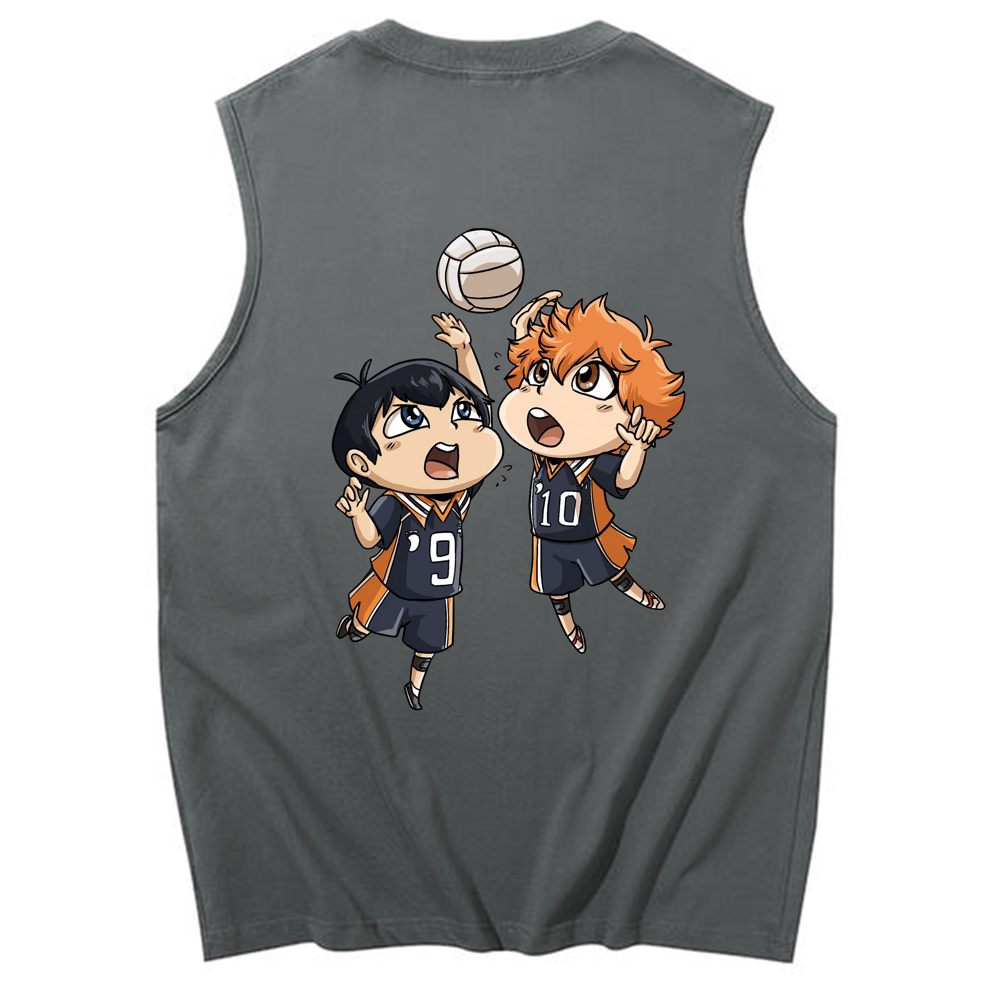 （画像用） ハイキュー!! Haikyu!! コットン100％タンクトップ（背面プリント）